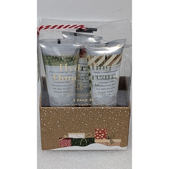 Beauty Concepts Hand Cream Gift Set Sugar Cookie Winter Berry & Sweet Mint 3 Pk - Picture 2 of 5
